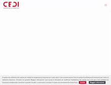 Tablet Screenshot of cedi-italia.com